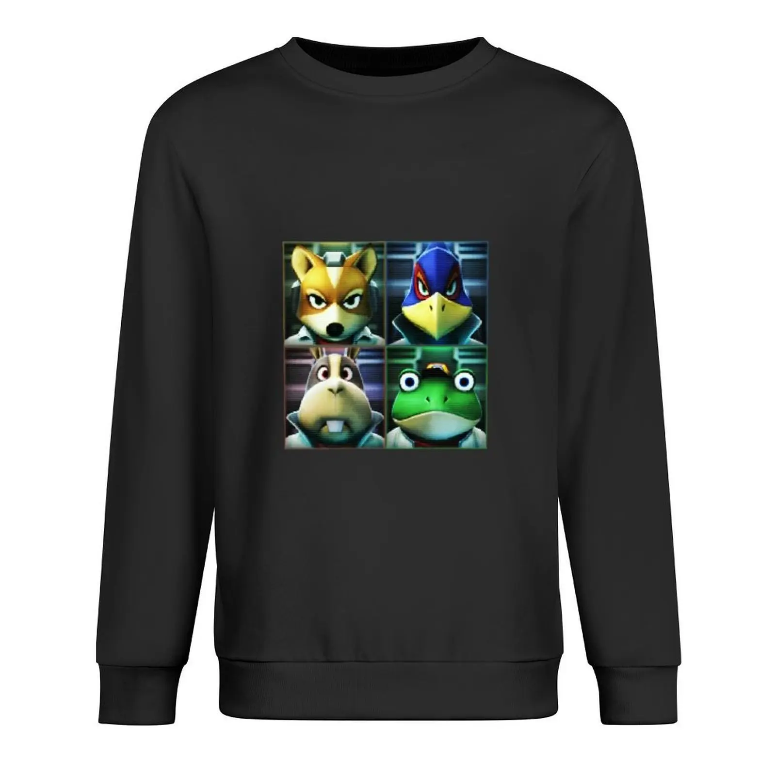 

We're Star Fox 64 3D! (Grid) Pullover mens clothes men's sweat-shirt men clothing aesthetic clothing hoody