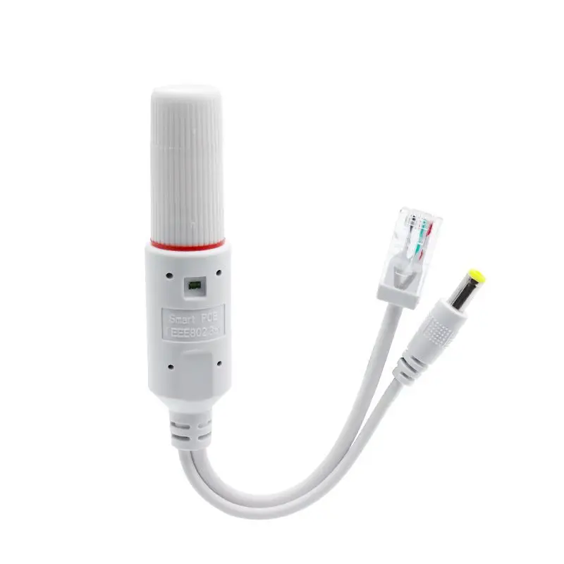 

48V to 12V POE Spliter Waterprrof With Video And Power Adapter Cable Supply Module Injector for IP Camera extender