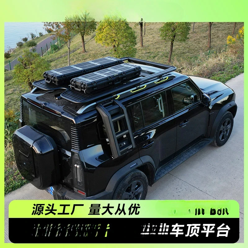 For Jetour T2 (Traveler) Dedicated Roof Extension Platform Kit – Heavy-Duty Travel Luggage Rack Frame