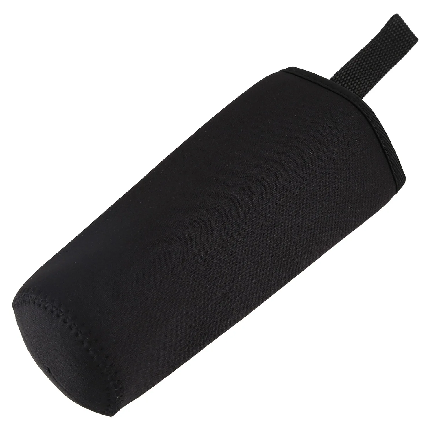 ABLK كوب نيوبرين غطاء كوب عازل للحرارة حامل غطاء زجاجة ماء 360 مل - 550 مل (550 مل أسود)