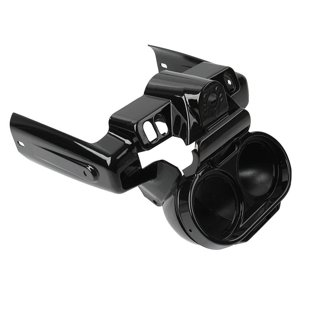 Motorcycle Gauge Housing Cover Nacelle Speedo Housing Fairing Glossy Black For Harley Road Glide 1998-2013 view 5
