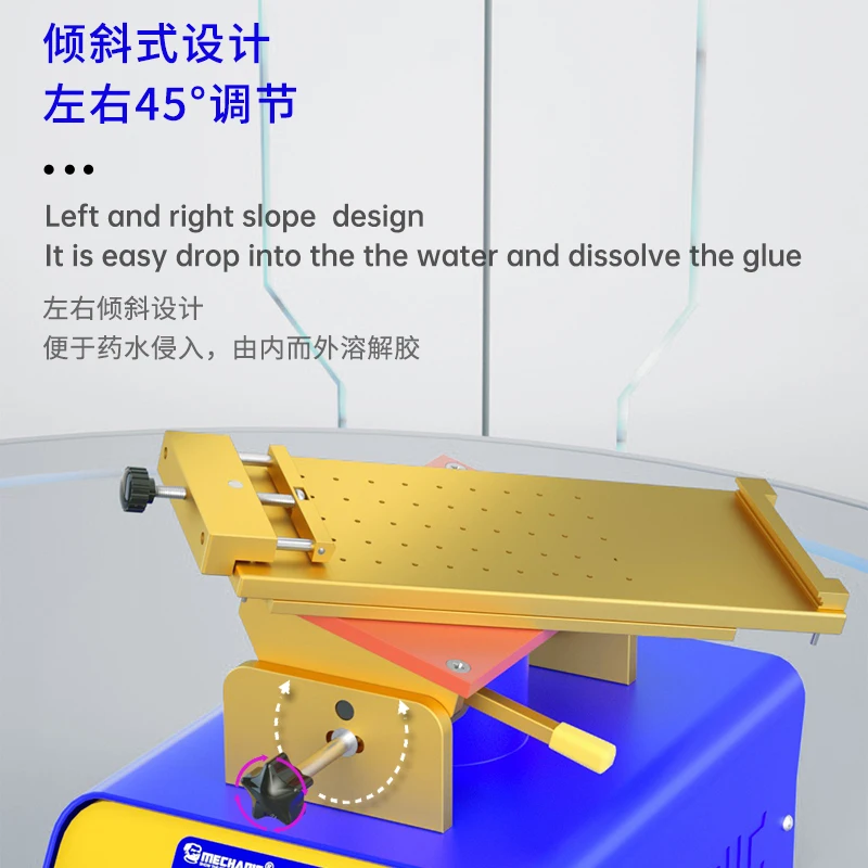 Multifunction LCD screen separator machine heating pad platform 360° degree rotation for Mobile Phone screen opening tools