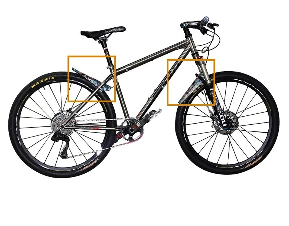Fahrrad Kotflügel Vorne/Hinten Reifen Rad Universal Kotflügel Mtb Rennrad Flügel Schlamm Schutz Fahrrad Kotflügel Radfahren Zubehör – Detail 16