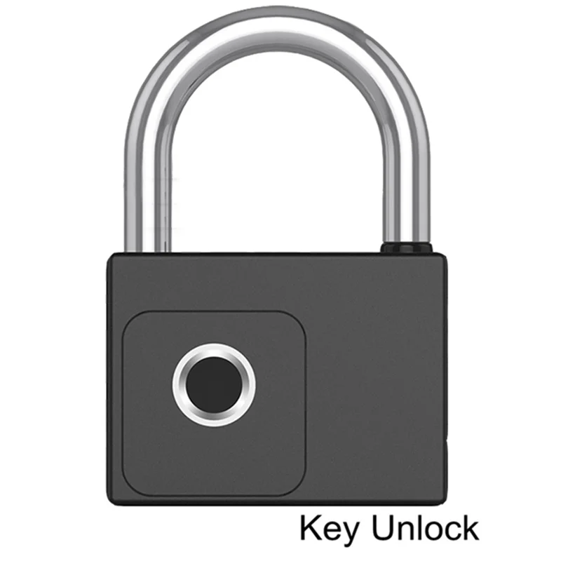 AIAI IP66 Waterproof Tuya APP Remote Smart Padlock Fingerprint Electronic Padlock USB Rechargeable Backup Port