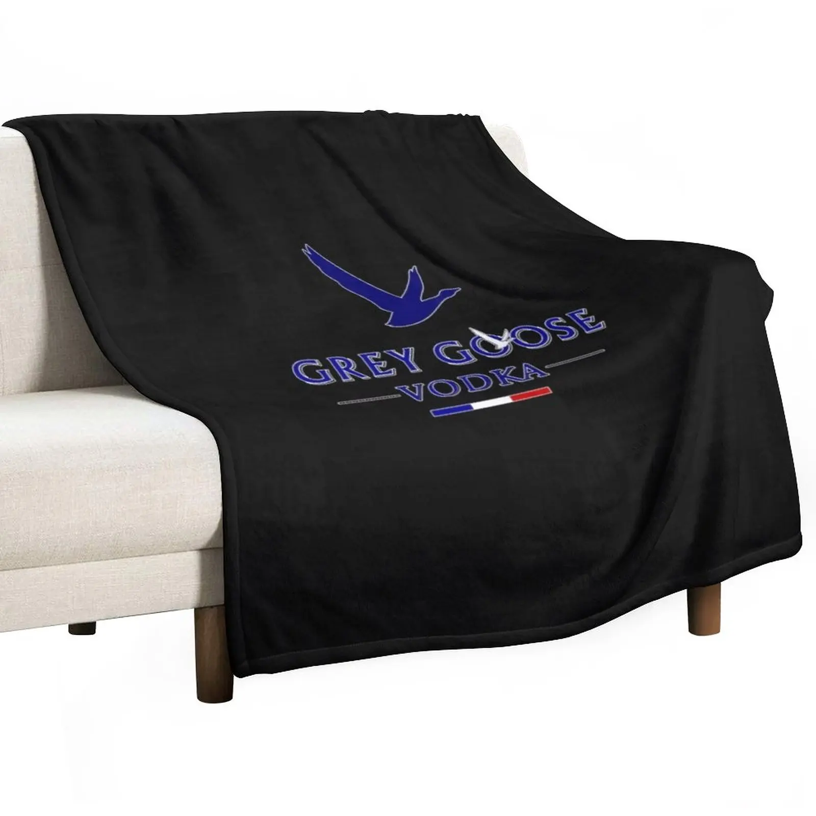 

Grey Goose Vodka (Vintage) Throw Blanket bed plaid Bed covers Soft Plush Plaid Moving Blanket