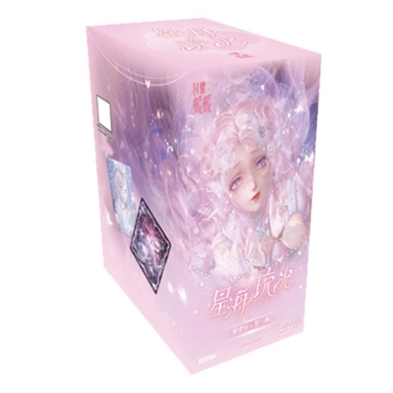 KAYOU حقيقية مشرقة نيكي شينغهاي سلسلة الضوء المتدفق رائعة لعبة ببطاقات ورقية الطرفية جمع بطاقة لعبة هدية الصندوق الأصلي #6