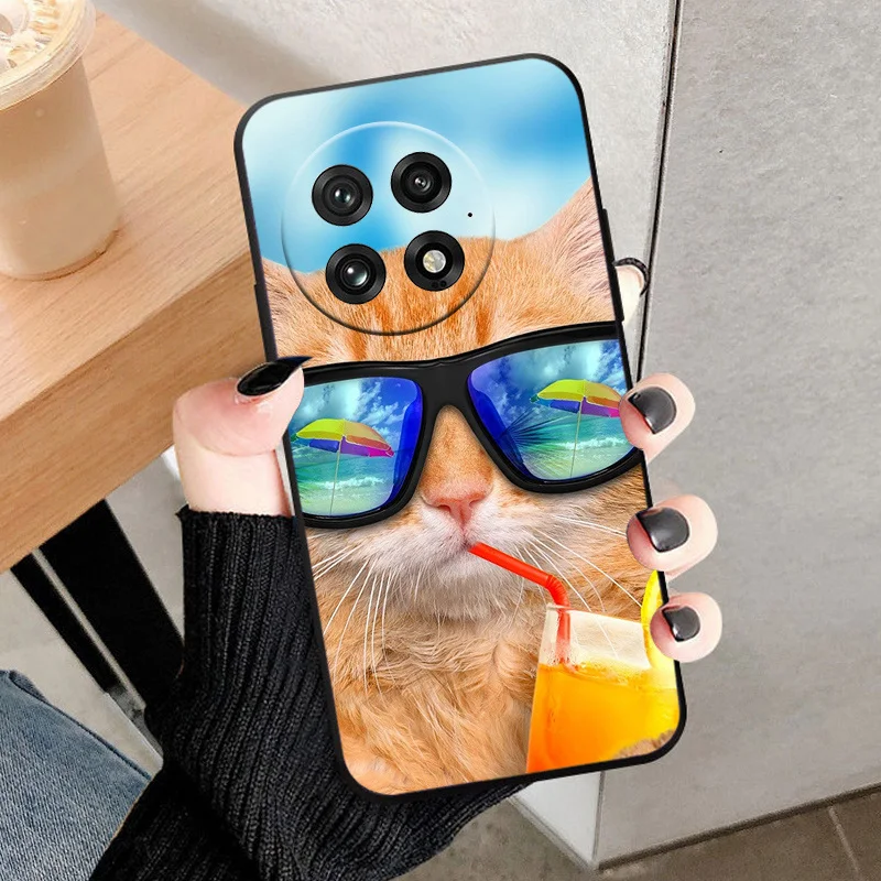For OnePlus 13 5G Phone Case Cool Animal Flower Printed Shockproof Protective Back Cover For OnePlus 13 TPU Silicone Case image 5