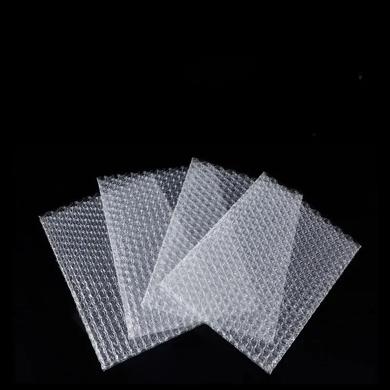 100 pezzi sacchetto di bolle di plastica con pellicola a doppio strato addensare 0,08 mm espresso antiurto a prova di caduta imballaggio sacchetto di schiuma busta bolla pad