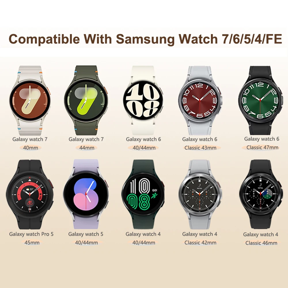 Straps For Samsung Galaxy Watch 5 Pro/7/6/5/4 44mm 40mm 43 47 Nylon Trail Loop Sport bracelet correa Galaxy Watch 6 Classic band