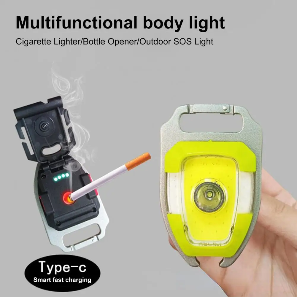 

Keychain Light with Fast Charging Speed Rechargeable Flashlight Versatile Mini Cob Keychain Light Rechargeable Led for Outdoor