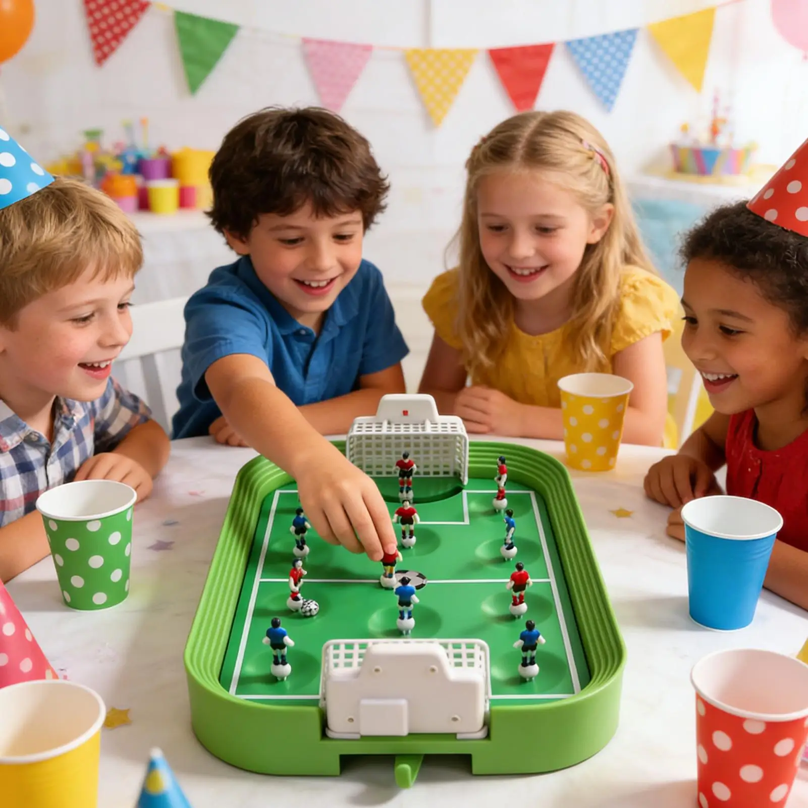 

Настольная футбольная игра для всей семьи, интерактивные игрушки, настольная футбольная игра для мальчиков и детей от 3 до 12 лет, для семей, для дома и комнаты