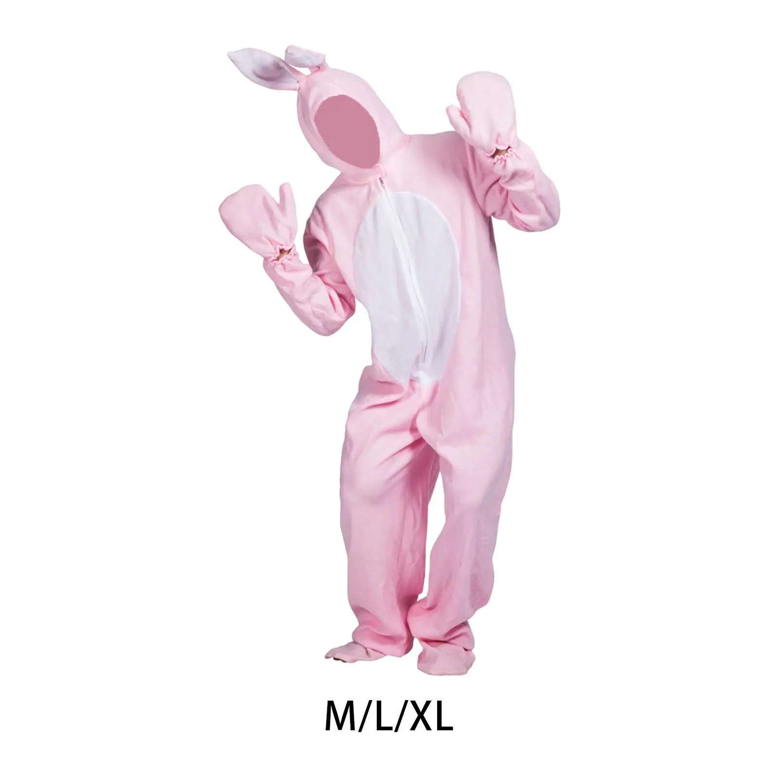 

Bunny Shape Costume Polyester Soft Decorative Party Jumpsuit for Carnival Holiday Halloween Party Supplies Stage Performance
