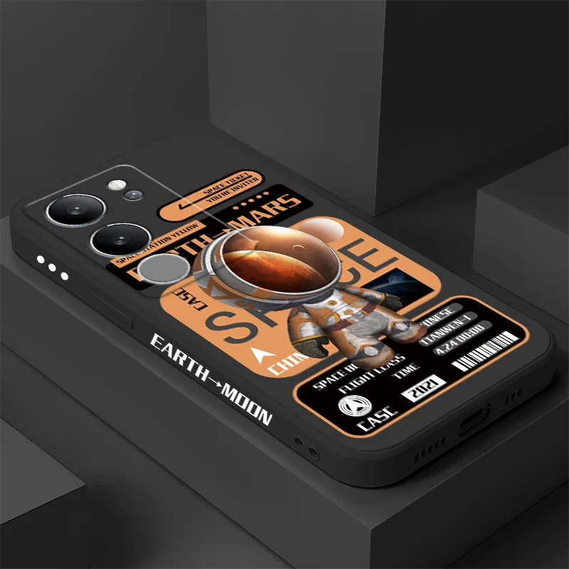 

Old Astronaut Phone Case For VIVO V50 V40 V30 V29 V29E V27 V27E V25 V25E V23 V23E V21 V20 Y20 Y12 Y21 Y22 Y50 Y35 Pro 4G 5G