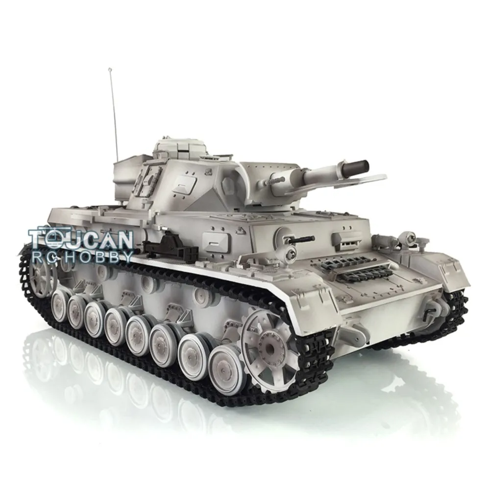 Henglong Upgraded Ver 1/16 Snow 7.0 FPV Upgraded Panzer IV F RTR RC Panzer 3858 W/360 °   Revolver-Metallschienen TH17392-SMT7