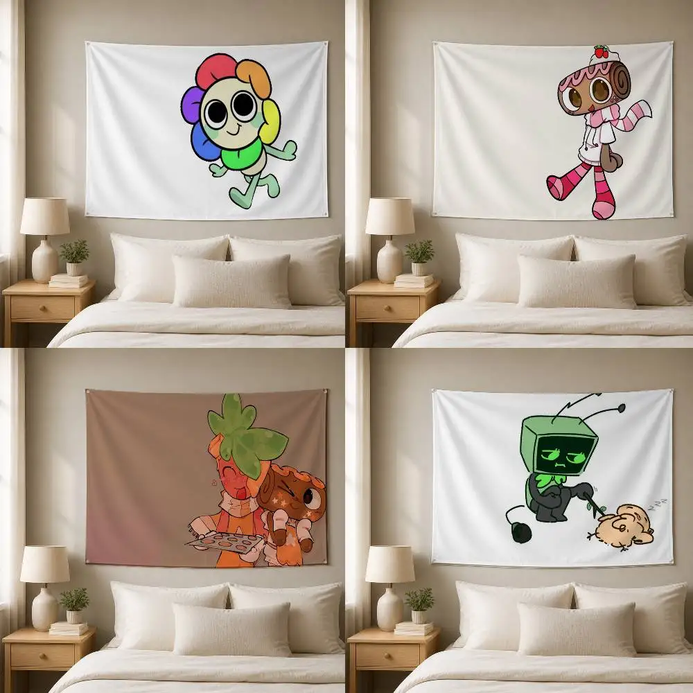 Dandys World Sprout Decorative Hanging Flag with Grommets for Garage Bedroom Dorm Wall Decor