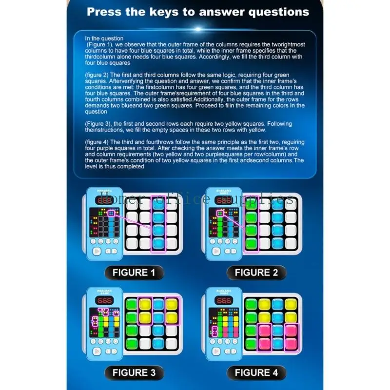 

K43B инструмент для тренировки памяти, 400+ уровней, дружественная к путешествиям головоломка для детей и взрослых, обучающая с