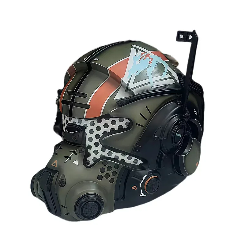 

CyTitanfall 2 Jack Cooper Led Lighe Masks Cosplay Helmets Halloween Costume for Adult Man Face Mask Masquerade Carnival Party Pr