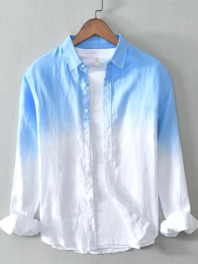 

Мужской кардиган в американском ретро-стиле, свободного кроя, с защитой от солнца, из окрашенного ледяного шелка, молодежный, модный, однотонный, с длинным рукавом