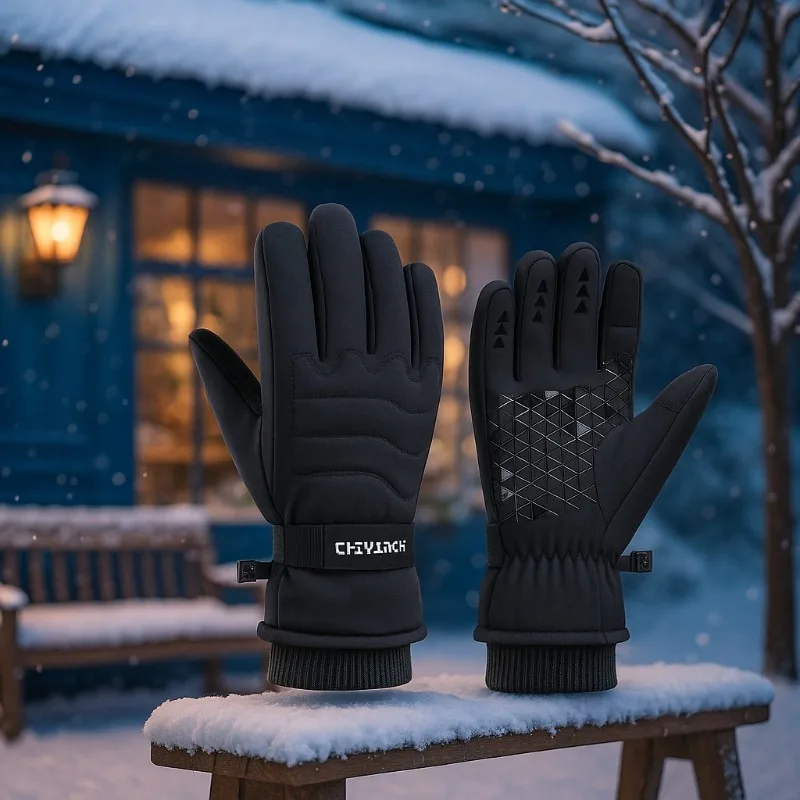 

Thermal WarmMotorcycle Gloves Men Motorbike Riding Touch Screen Motocross Moto Racing Biker Glove XL Suit for Men &Women Cycling