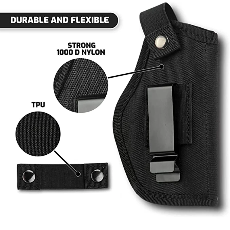 Fundas para pistola para hombres/mujeres pistolas universales Airsoft IWB/OWB fundas de 9mm para transporte oculto Glock accesorios para armas