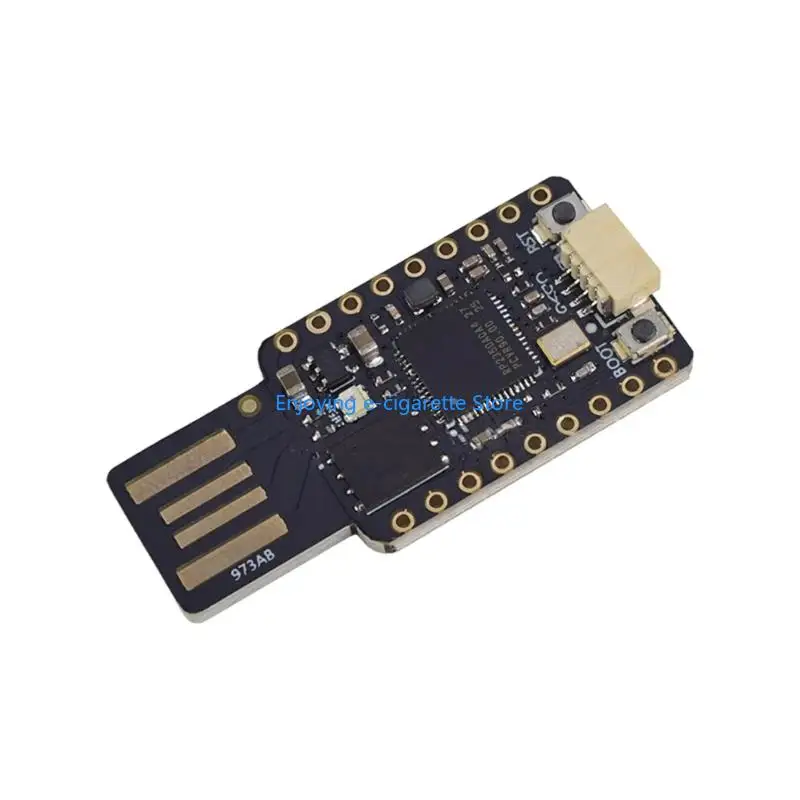 USB-A-Entwicklungsplatine mit RP2350-Prozessor, GPIO-Header-Zugriff und Statusleuchte für Firmware-Übungen und -Studien Y4QF – Detail 2