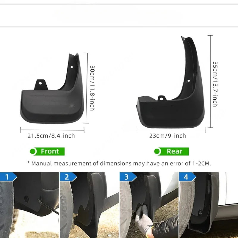 Mud Flaps For Hyundai Tucson ix35  LM  TL Mudflaps Splash Guards Mudguards Fender Protector