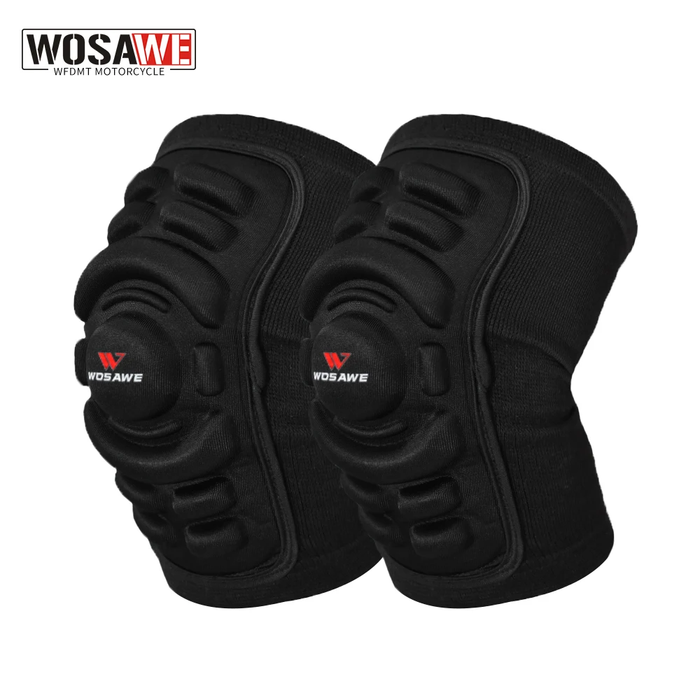 

WOSAWE Motocross Knee Pad Gel EVA Soft pad motorcycles Racing Skiing Skating Skateboard Knee Protector Brace Support