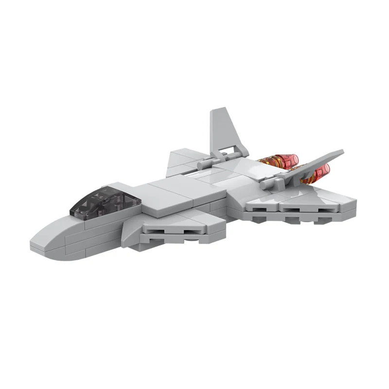 J‑20 Military Fighter Jet Model MOC Building Bricks War Equipment Style Modular Technology Gifts Holiday Assemble Toys Suit