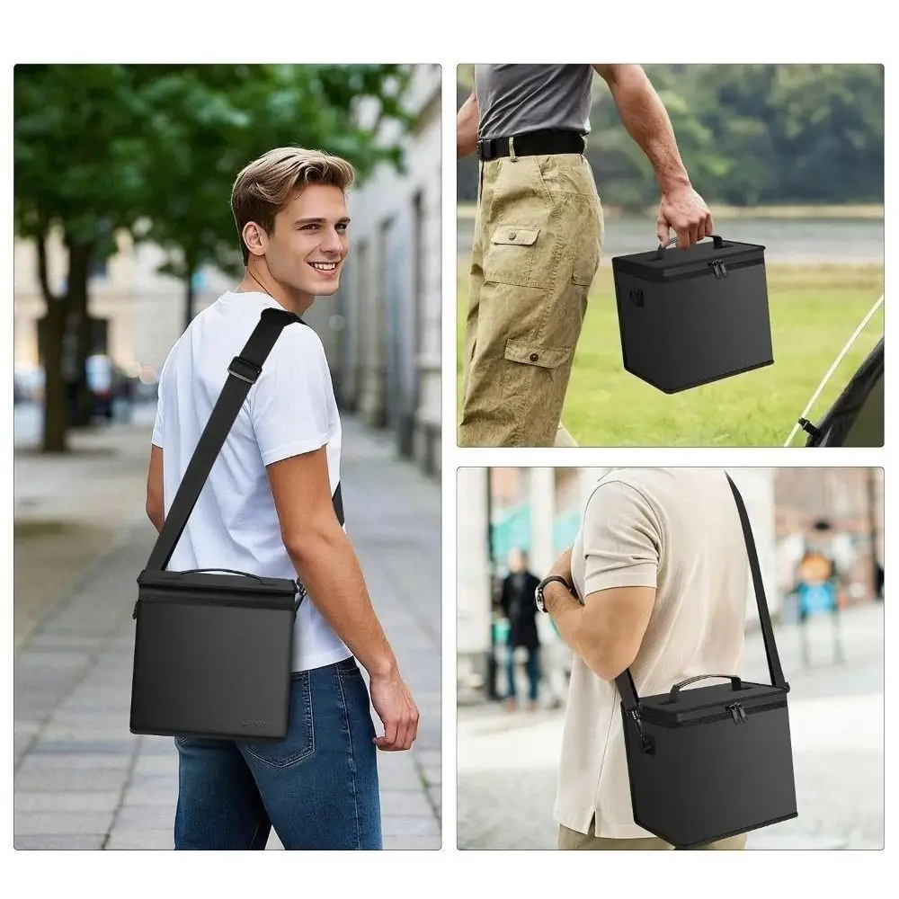Portable Folding Lipo Safety Bag Explosion-Proof Waterproof Battery Fireproof Handbag Top Handle Double Zipper