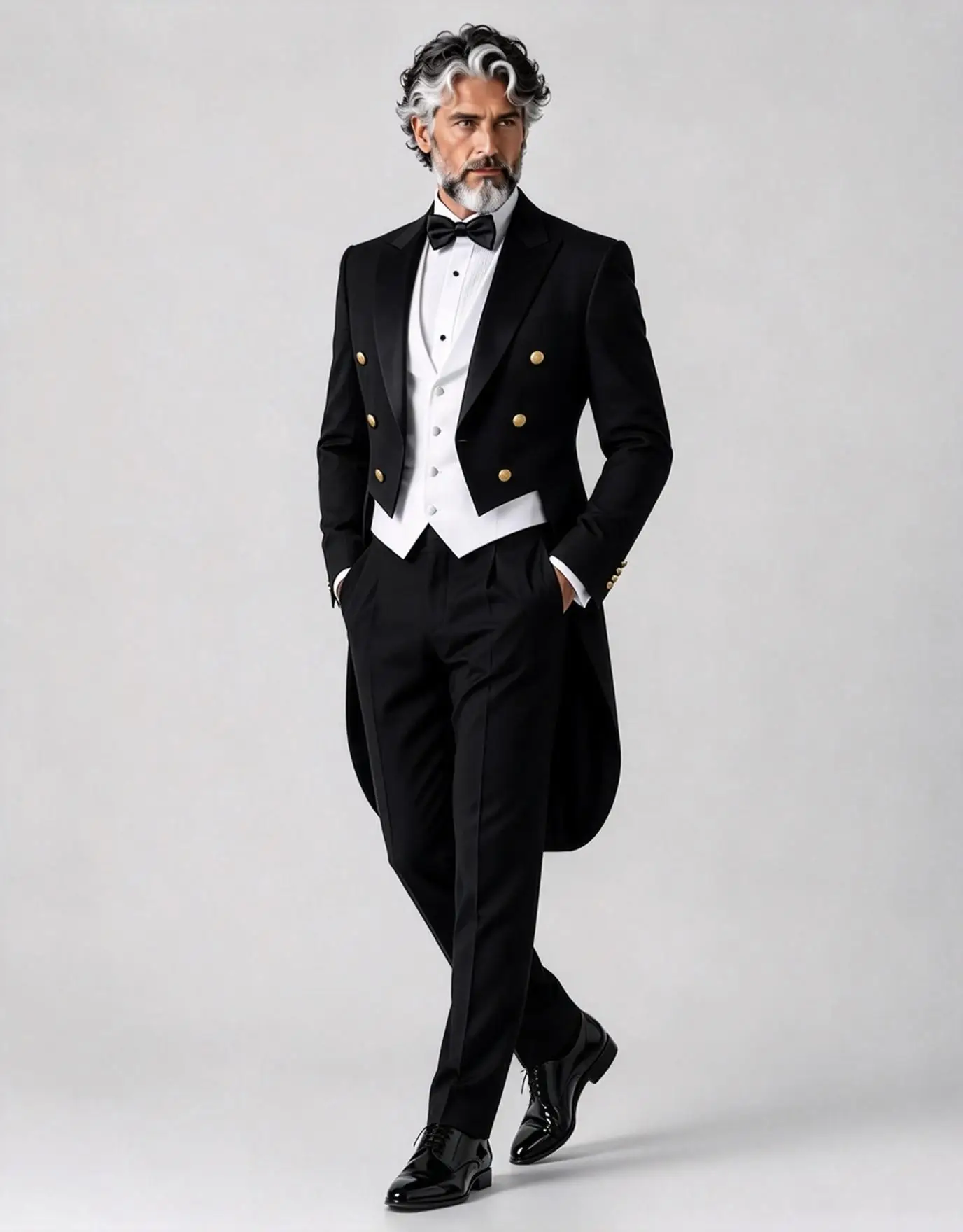 Men Suit 3 pieces Slim Fit Peaked Lapel Tailcoat Style Tuxedo Fashion Groomsmen Wedding Dinner Party Suits Men Blazer+Vest+Pant