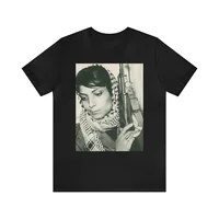Camiseta de manga corta Unisex, camiseta de Young Miss Leila Khaled