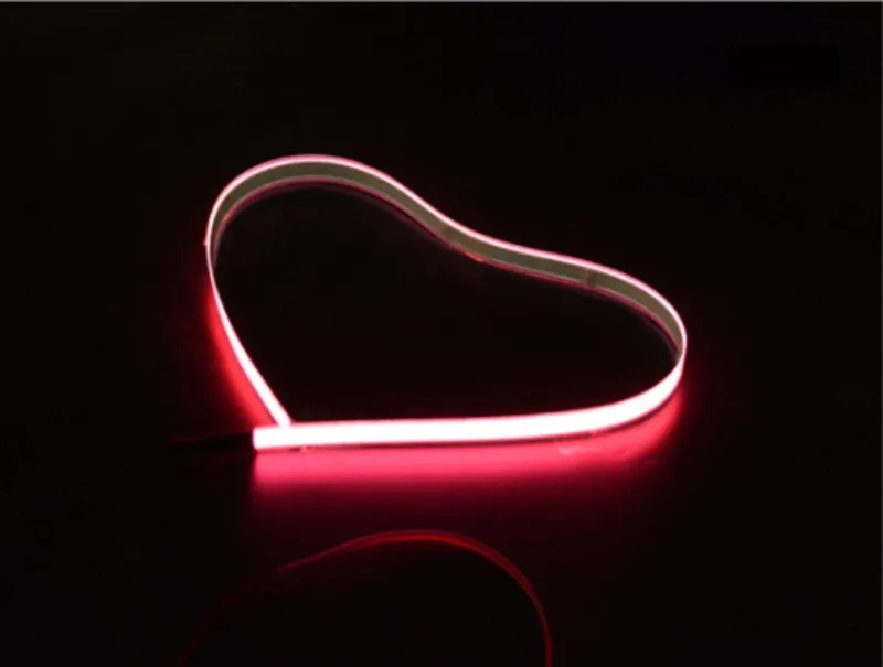 EL LED Strip Light 1 * 100cm dla DIY CAR AD LOGO Elastyczne światła neonowe Glow Rope Party Decoration Taśma Lampa Panel podświetlenia