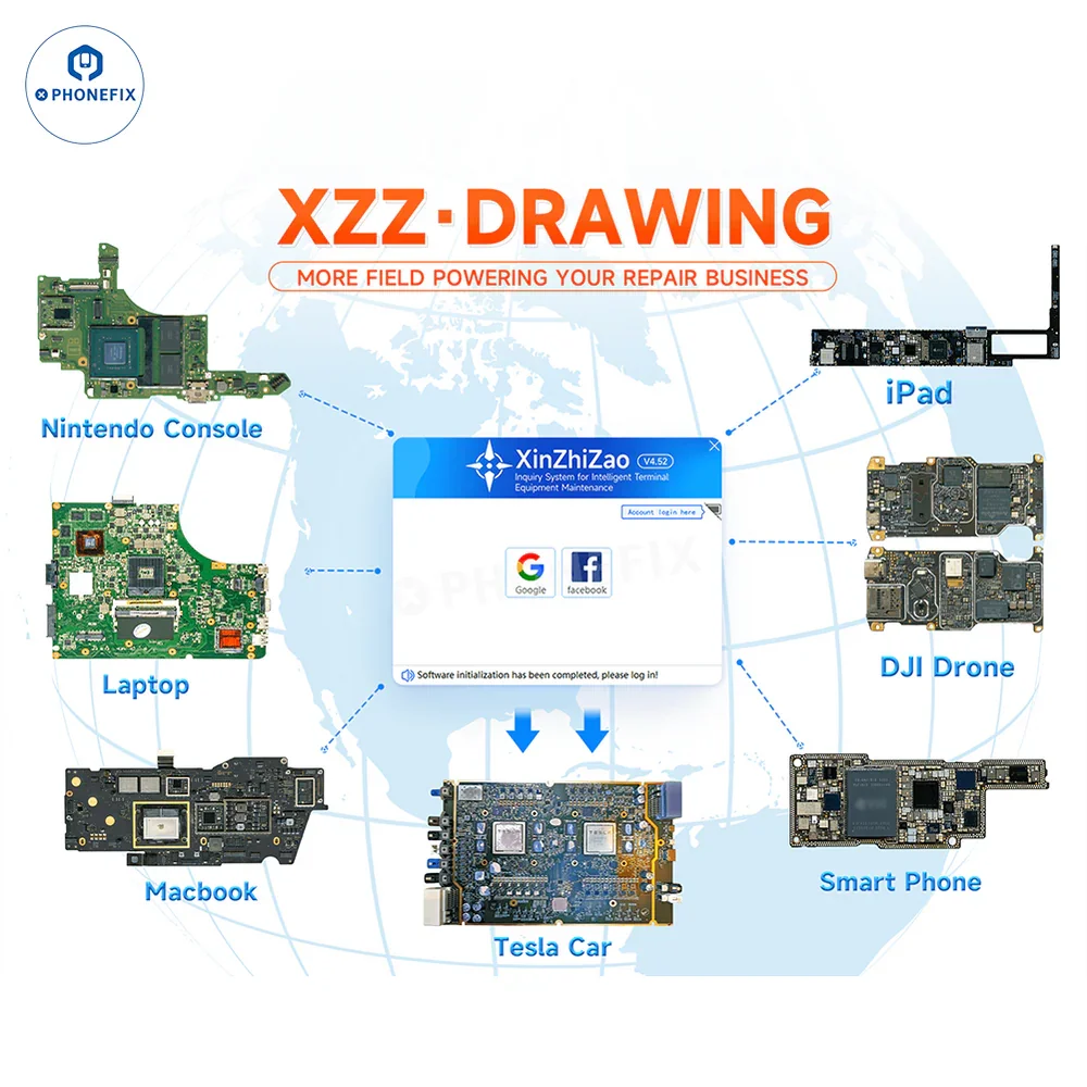XinZhiZao Smart Drawing XZZ Schematic Circuit Integrated Diagrams Bitmap Tool For iPhone iPads MacBook Samsung Android Phone