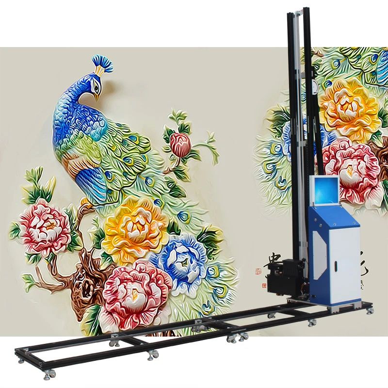 Vertical Mural  Wall Inkjet Printer For Wall Mural Indoor Outdoor Direct To Wall Printer Printing Machine