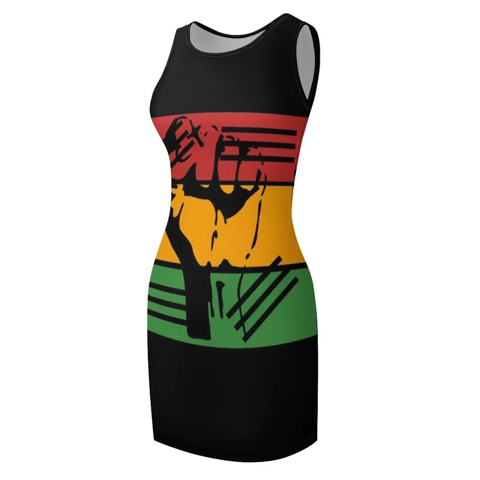 T-shirt du mois de l'histoire des noirs-K367, robe d'été sans manches pour femmes, robes d'été de luxe pour femmes, robe de soirée