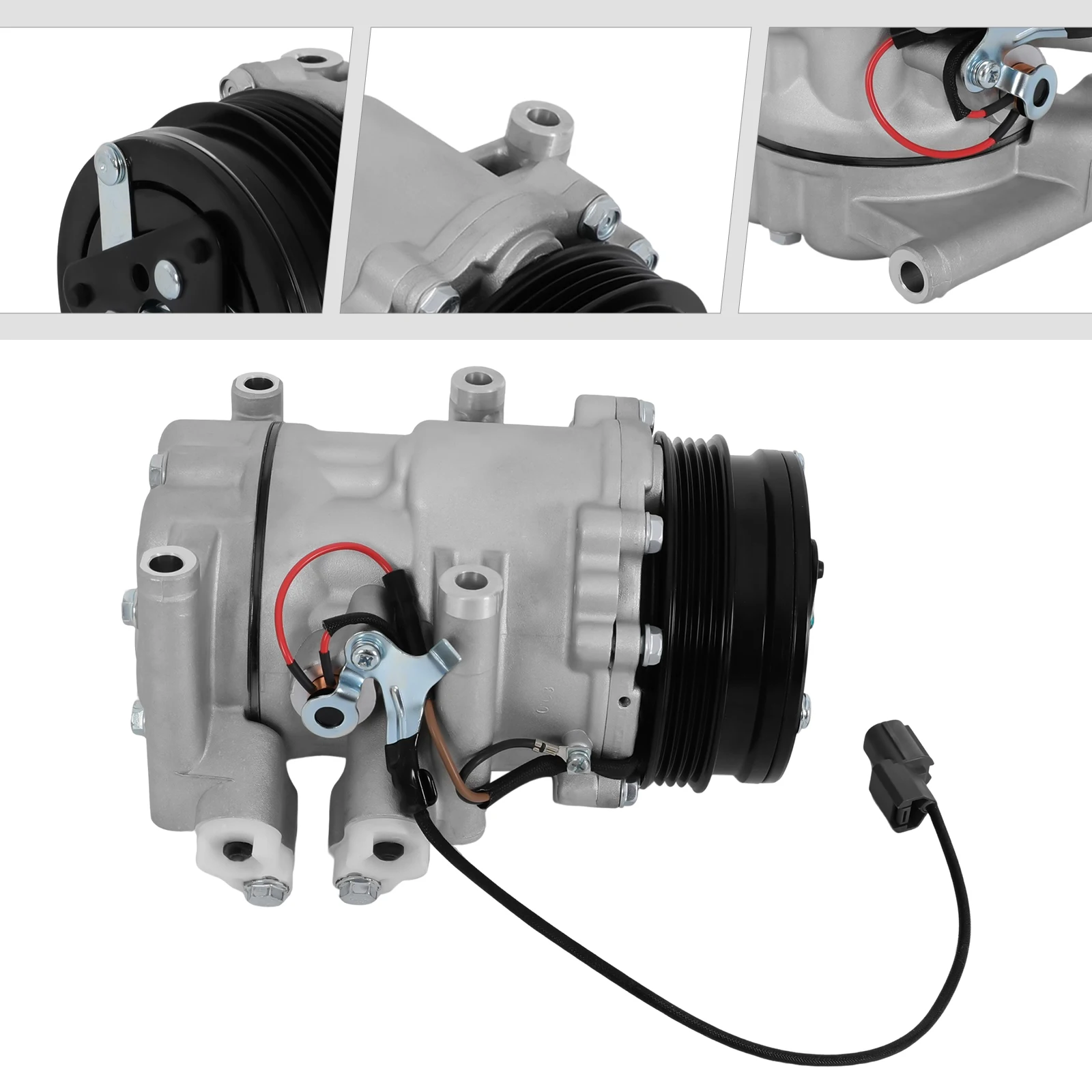 

DC12V Air Conditioner Compressor ,A/C Compressor Kit, Compressor Assembly For Honda Civic 1.5L 1994-95 & 1.6L 1994-2000