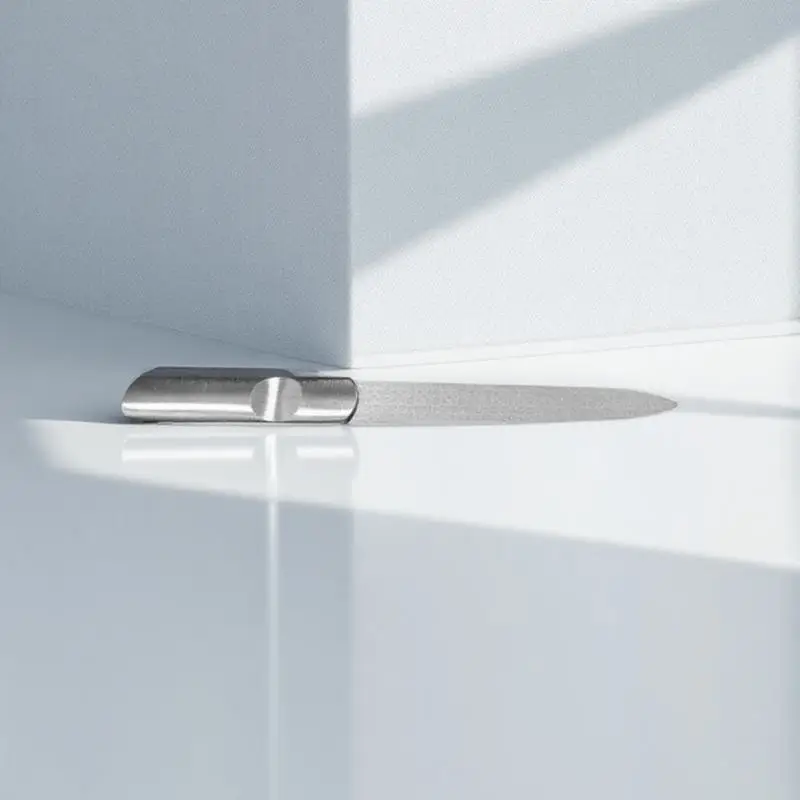 

Stainless Steel Nail File Buffer Professional Manicure Pedicure Tool For Natural False Nails Surgical Grade Rust Resistant