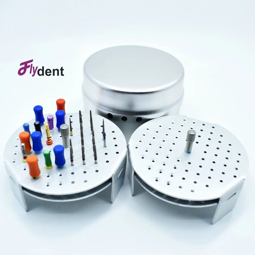 

Dental Autoclave Sterilizer Burs Endo Files Holder 72 Holes For Burs Dentist Lab Instrument