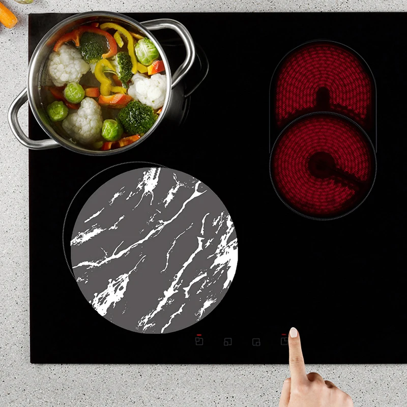 Stove Mat Pad Fiberglass Induction Cooktops Magnetic Non-slip Silicone Scratch Protector Heat Resistance For Cooker