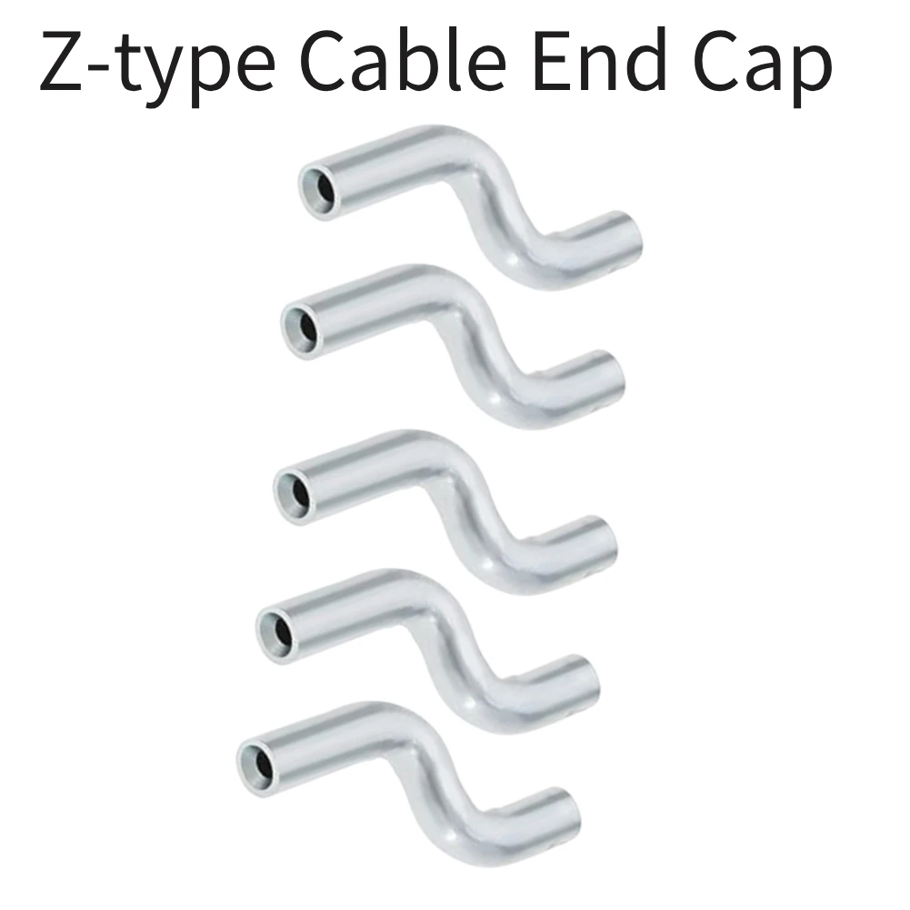 5pcs Steel Z-Type Cable End Covers Set For Lawn Mower Throttle Cables And Wire Stoppers Lawnmower Garden Power Tool