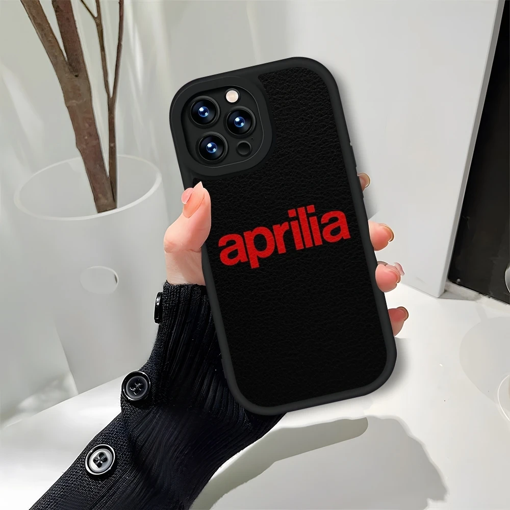 A-Aprilias Racing Phone Case nero per IPhone 11 14 13 12 Pro Max Mini Xs X Xr 7 8 Plus SE2020 pelle Silicone Soft Coque