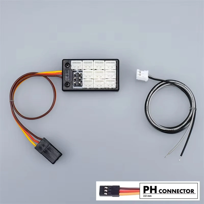 Lamp Group Expansion Board Four-In-One PH2.0 Expansion Module For 1/ 14 Tamiya RC Lesu Scania 770S Man Tractor Dump Truck