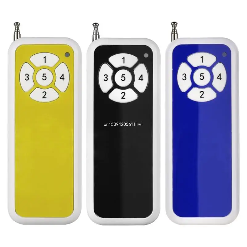 

5CH Door Opener 5 Button Key Designing Remote Control 433/315MHz Frequency for Lighting Door Access Dropship