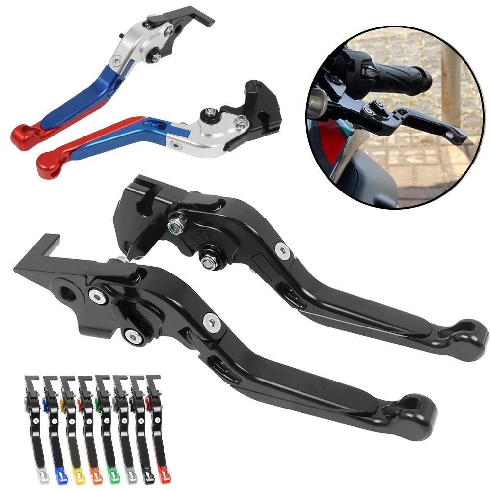

Brake Clutch Levers YZFR7 Adjustable Folding Clutch Levers Handle Bar Grips For Yamaha YZF-R7 YZF R7 2021-2024 2023