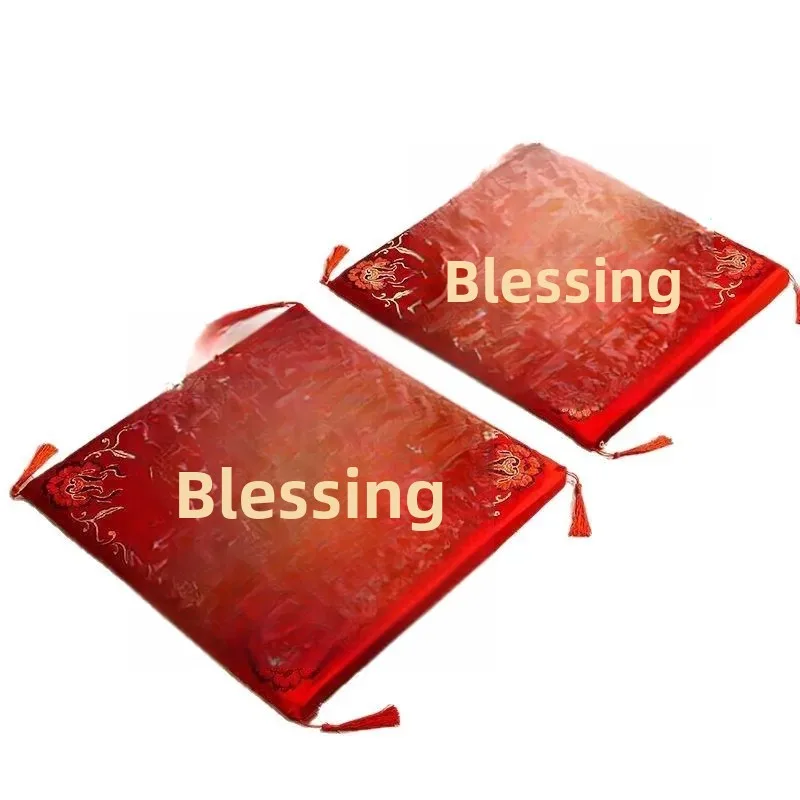 الزفاف زوجين راكع حصيرة مجموعة الأحمر الاحتفال حصيرة جديد العروس العريس حفل الشاي الزوجين الزفاف الاحتفال لوازم #3