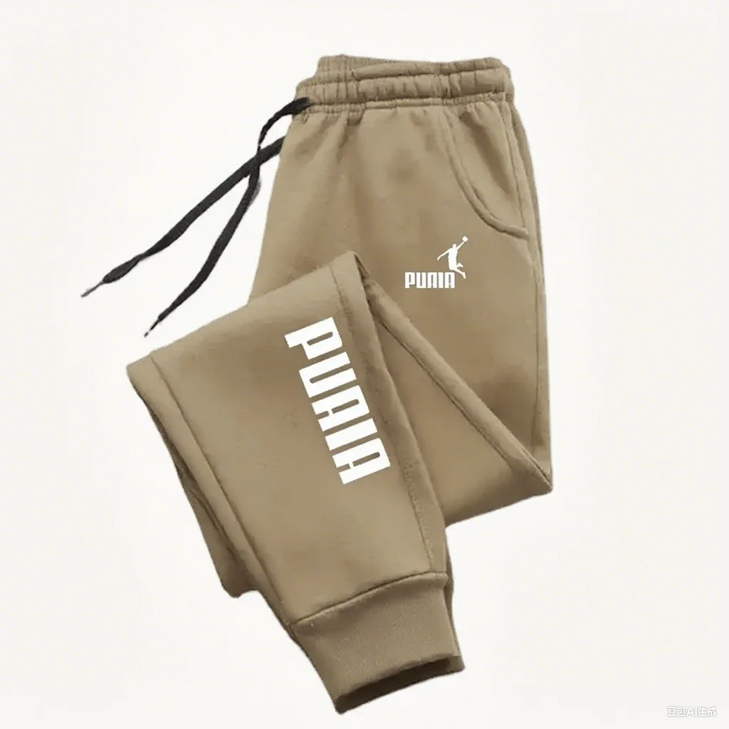 

2025 Men's Pure Cotton Spring-Autumn Printed Sport Pants Casual Training Pants Fashion High-Quality Fitness Sports Pants