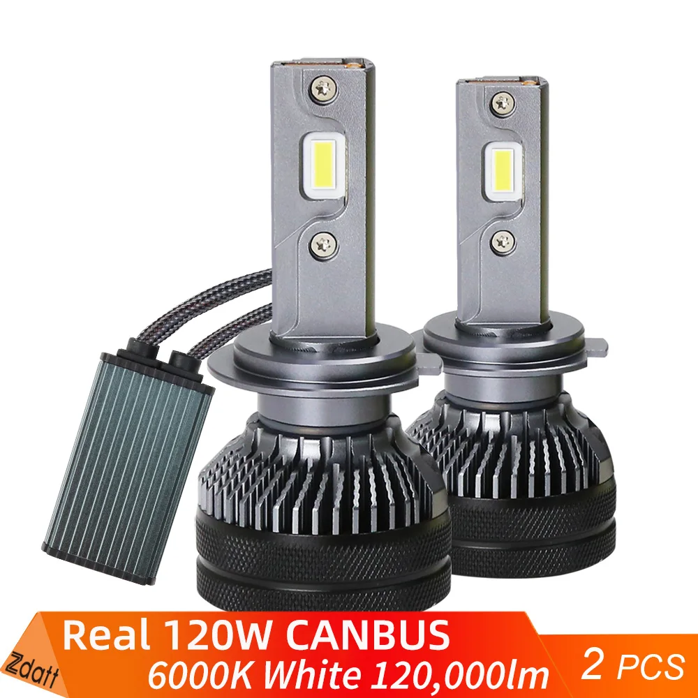 

K5C H7 H4 LED Car Headlights Bulbs CANBUS 120W 120000LM High Power Super bright CSP H1 H11 H8 H9 9006 HB4 9005 HB3 LED 6000K 12V