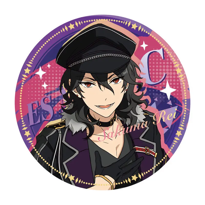 مجموعة من النجوم الانيمي Sakuma Rei Amagi Rinne Aoi Hinata Aoi Yuta دبابيس معدنية شارات شارة الطالب دبابيس الملابس حقيبة المدرسة