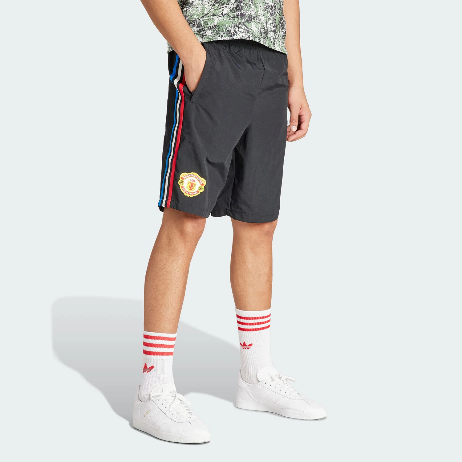 Adidas genuine Manchester United football men's casual cultural sports shorts IP9189
