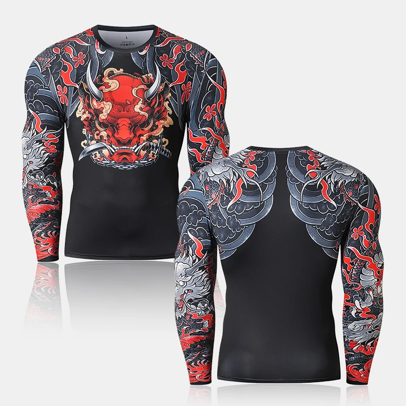 3D Printed Men's T-Shirt Fitness Top Harajuku Compression Shirt Personalize T-shirt Anime Sports Fashion Japanese Men's Top